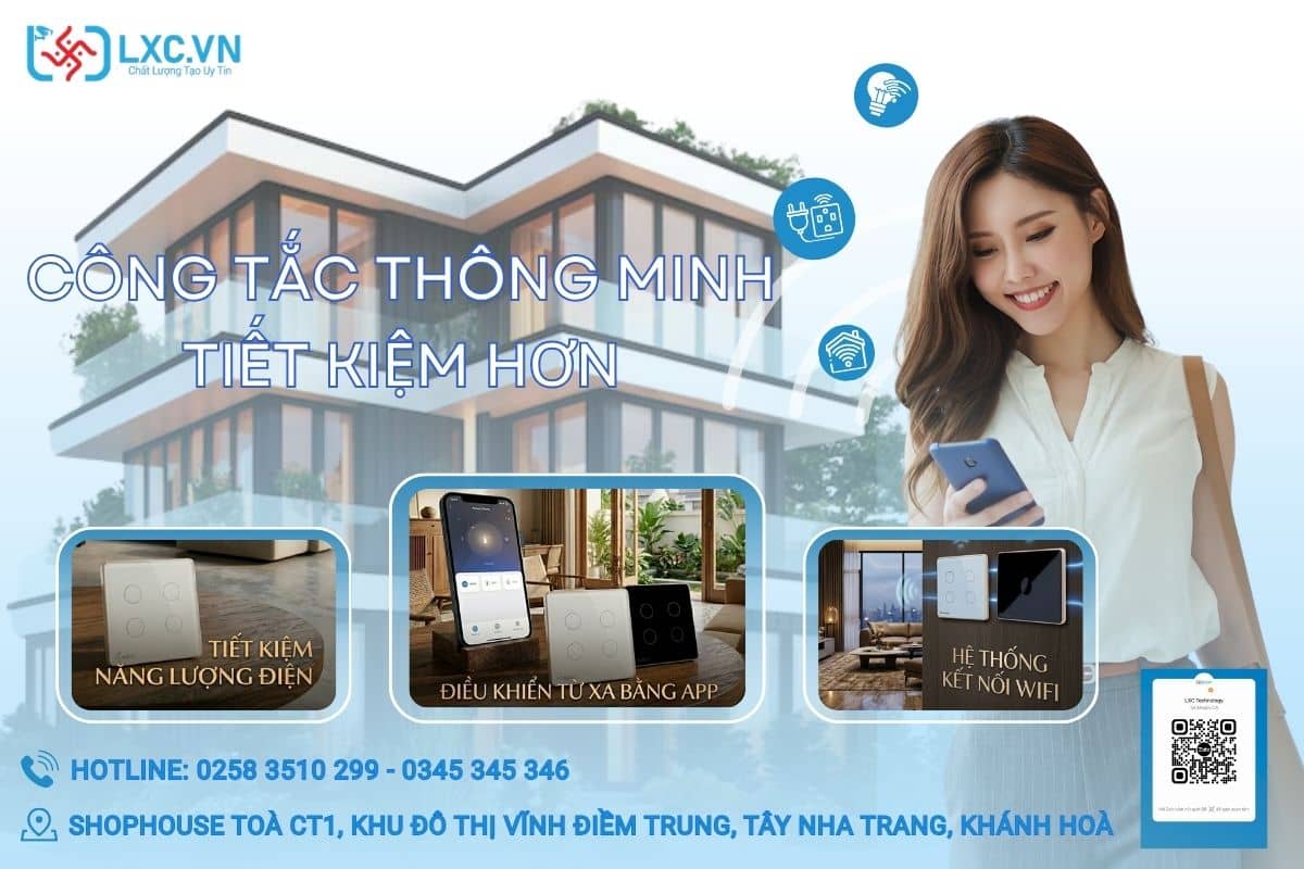 Lắp Đặt Công Tắc Thông Minh Tại Nha Trang – Giải Pháp Smart Home Hiện Đại, Tiện Nghi Và An Toàn