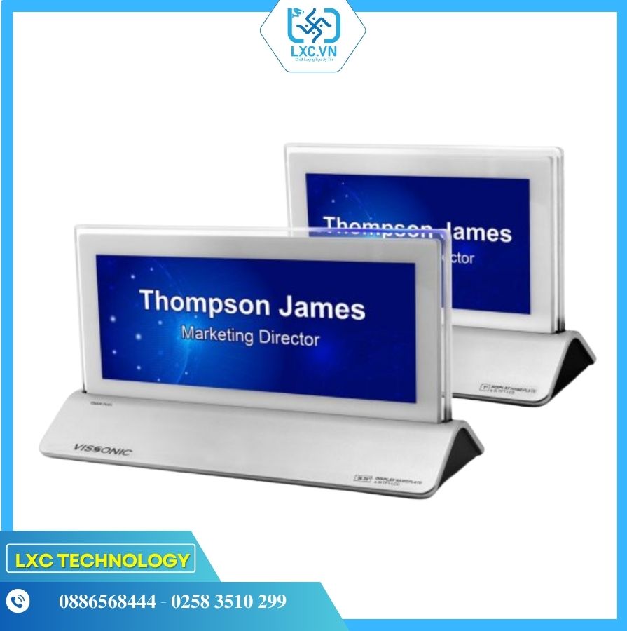 Bảng tên điện tử hội nghị 10″ Visonic | Chính hãng