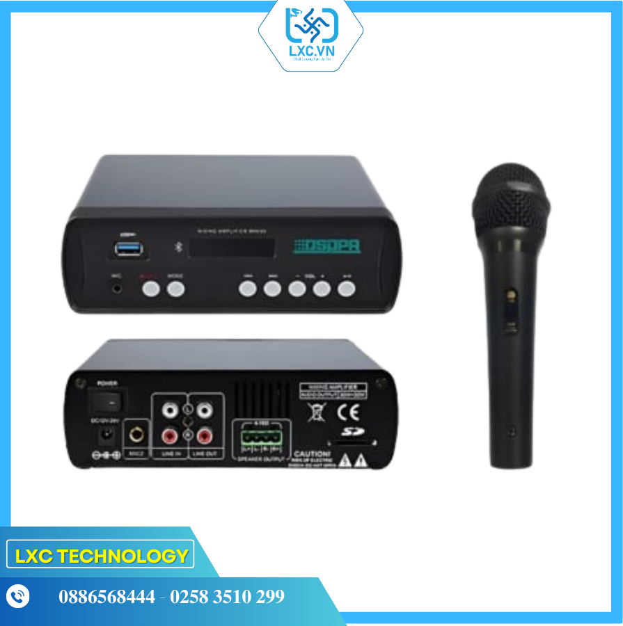 BỘ ÂM LI ( MIC Âm li: MINI60    Mic:D6561 ) | Chính hãng