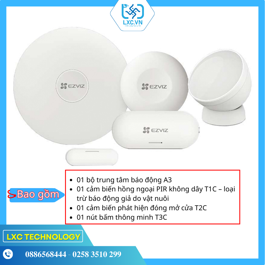 Bộ Kit báo động cảm biến thông minh B1 | Chính hãng 