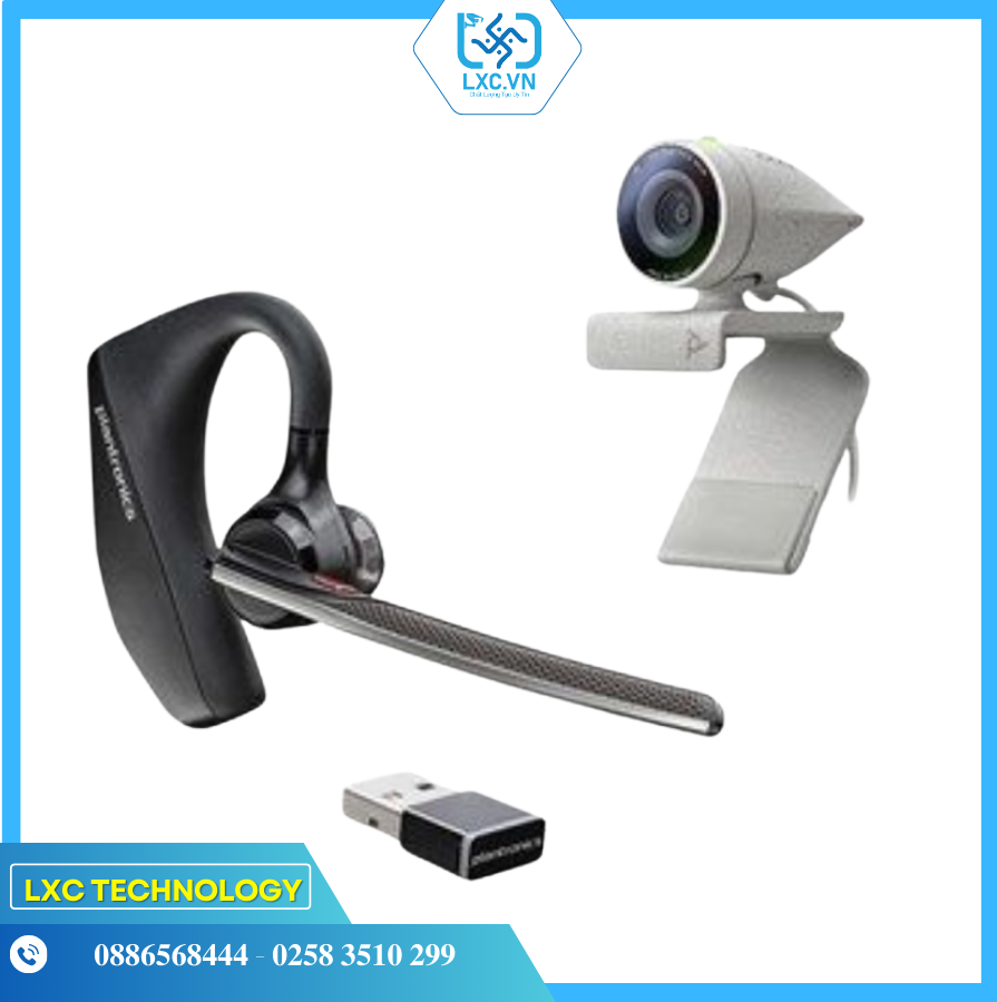 Bộ thiết bị hội nghị Poly Studio P5 kit with Voyager 5200 UC | Chính hãng