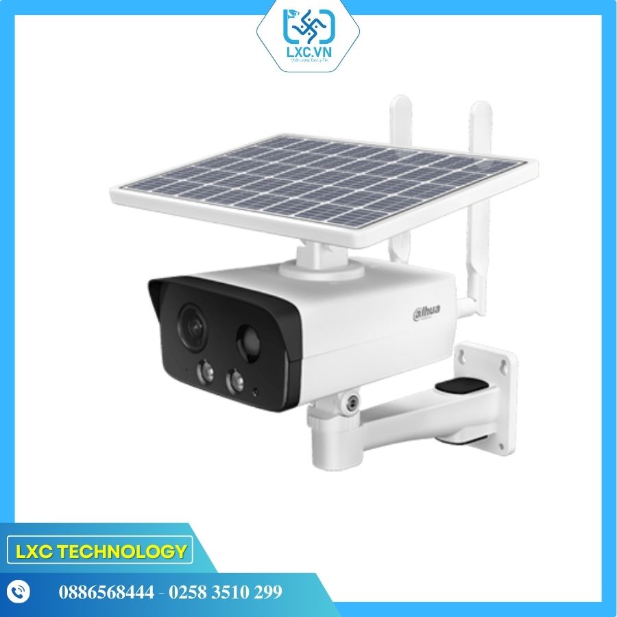 Camera IP 4G tích hợp pin năng lượng mặt trời 4MP DAHUA DH-IPC-HFW2431DG-4G-SP-LA-B  I Chính hãng