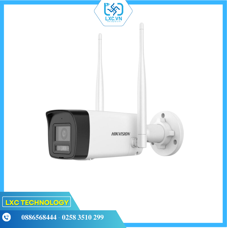 Camera IP hình trụ 2MP tích hợp micro, hỗ trợ WIFI 6 , DS-2CV1023G2-LIDWF | Chính hãng