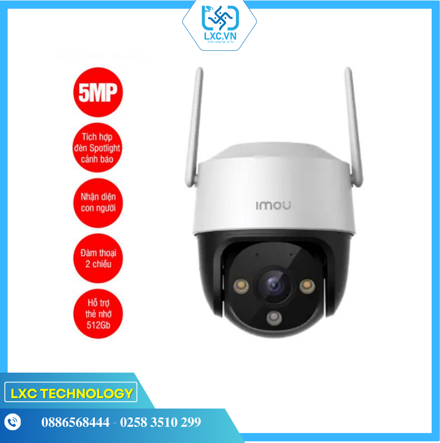 Camera Wifi Full Color IMOU IPC-S51FEP (Cruiser SE+ 5MP) | Chính hãng
