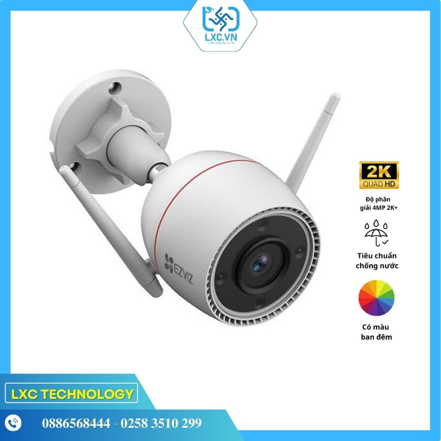 Camera WiFi thông minh ngoài trời 3MP EZVIZ H3C I Chính hãng