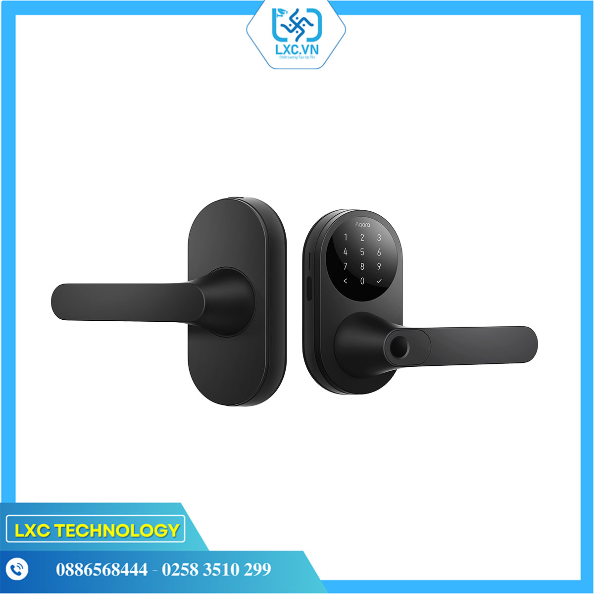 Khóa cửa thông minh U300 (Đen/ Bạc)