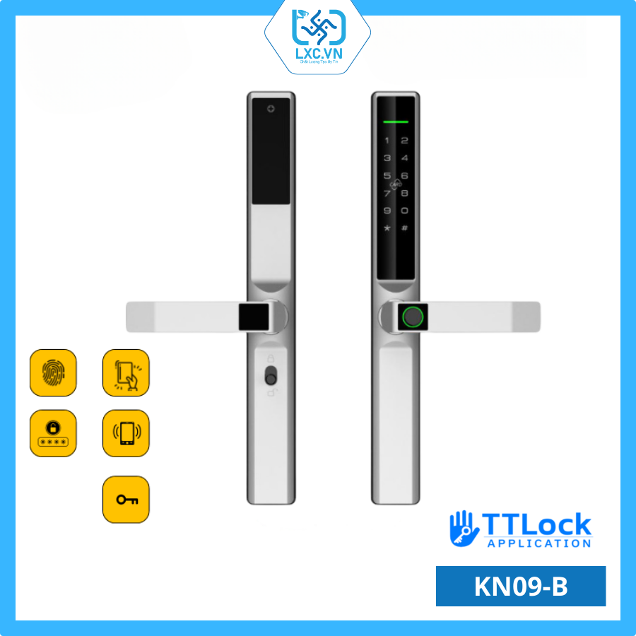 Khóa điện tử cửa nhôm TTLock KN09 I Chính hãng