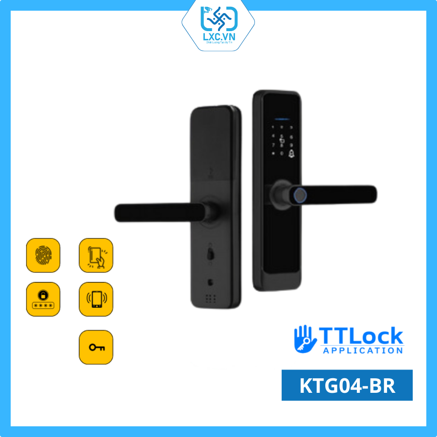 Khóa điện tử thông minh TTLock KTG04-BR I Chính hãng