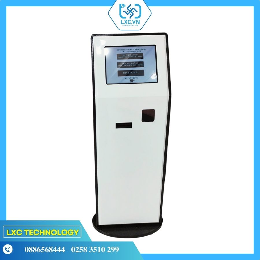 Kiosk Lấy Số Thứ Tự Cảm Ứng Touchscreen PR-1501PC | Giải Pháp Xếp Hàng Tự Động Hiện Đại