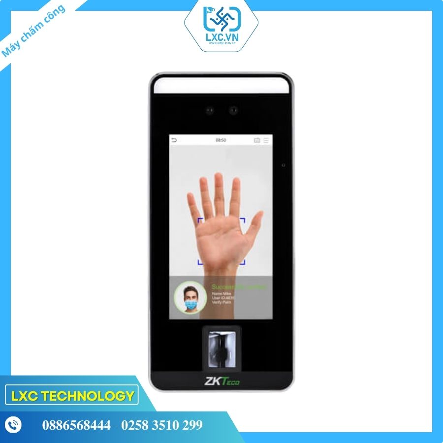 Máy chấm công Khuôn mặt ZKTeco SpeedFace-V5L I Chính hãng