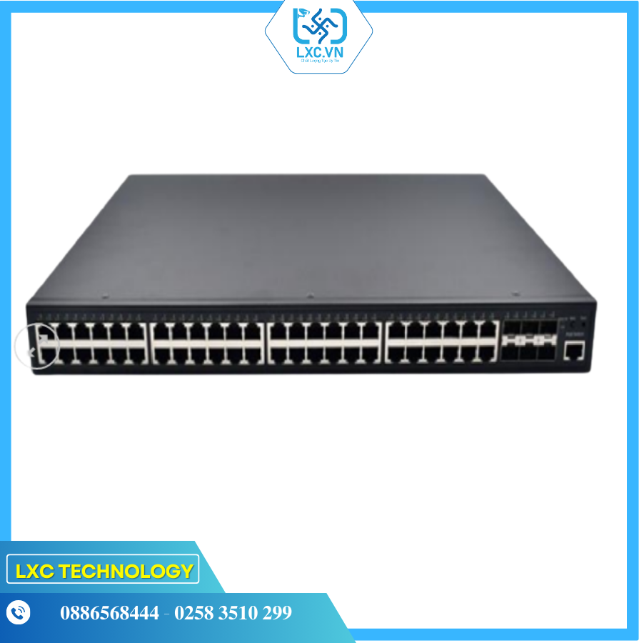 SWITCH LAYER2 48 CỔNG RJ45 + 4 UPLINK 10G SGX2152 | Chính hãng