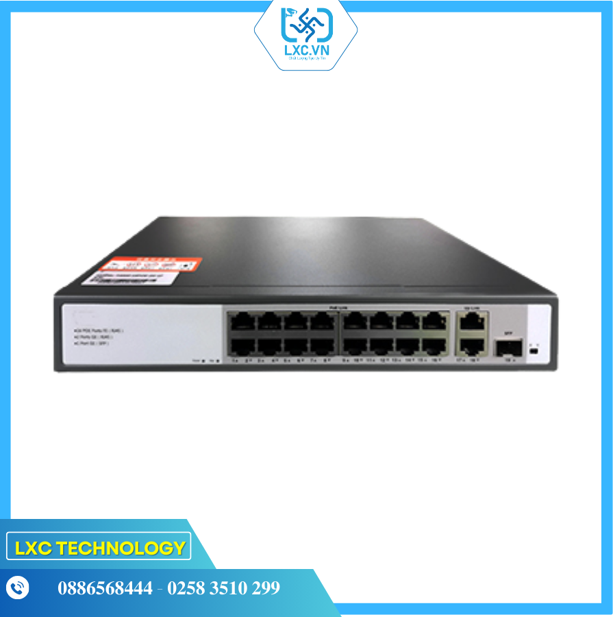 SWITCH POE 16 CỔNG + 3 UPLINK ( 2 RJ45, 1 SFP) SFG1219DP | Chính hãng