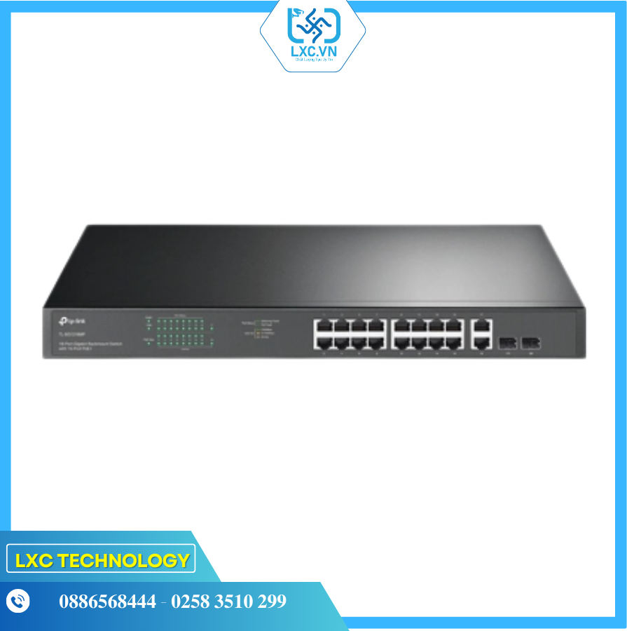 Switch POE 16 cổng + 3UPLINK (2RJ45+1SFP) TD-B2216S1-PGS | Chính hãng