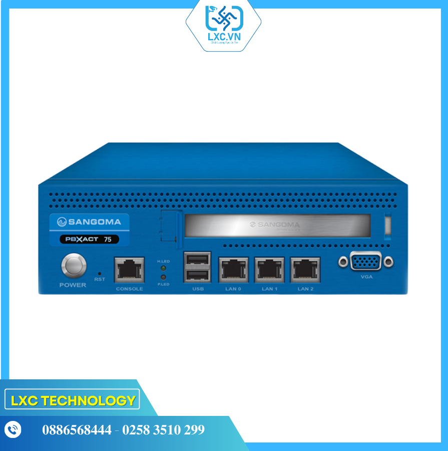 Tổng đài IP SANGOMA PBXACT UC 75 / 45 Simultaneous Calls | Chính hãng