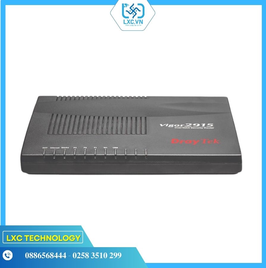 Vigor2915 High Throughput SMB Loadbalancing VPN Router - Router VPN chuyên nghiệp cho Doanh Nghiệp SMB, Nhà hàng, Quán Cafe, phòng Game - Hỗ trợ Wi-Fi Marketing | Chính hãng