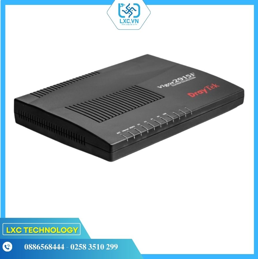 Vigor2915F High Throughput SMB FTTH Load Balancing VPN Fiber Router - Router quang chuyên nghiệp cho Doanh Nghiệp SMB, Nhà hàng, Quán Cafe, phòng Game - Hỗ trợ WiFi - Marketing | Chính hãng