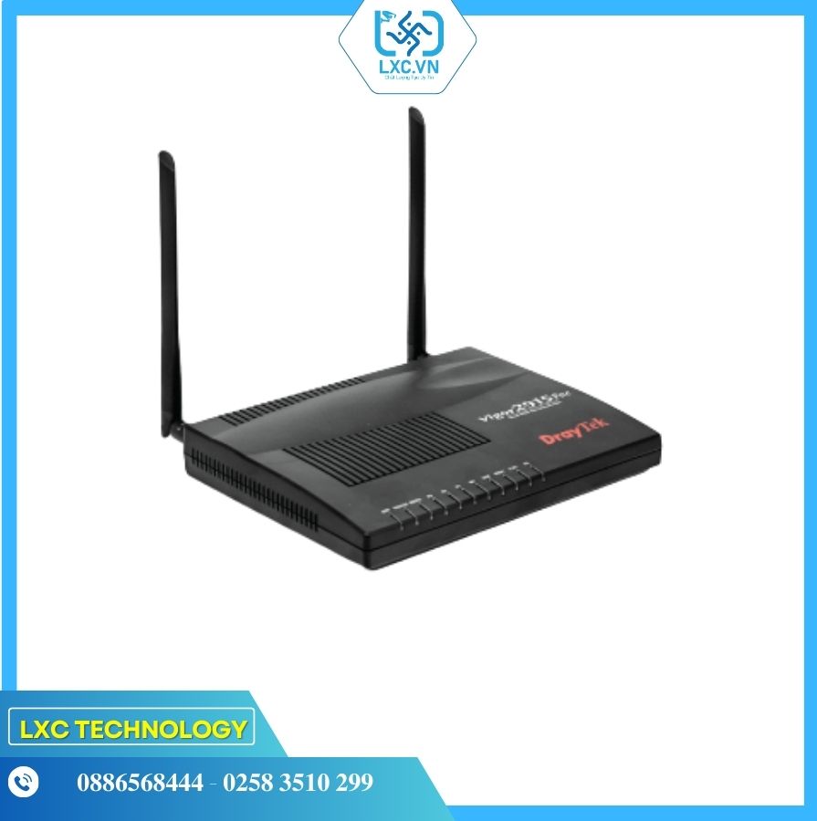Vigor2915Fac High Throughput SMB FTTH Load Balancing WiFi VPN Fiber Router - Router quang chuyên nghiệp cho Doanh Nghiệp SMB, Nhà hàng, Quán Cafe, phòng Game - Hỗ trợ WiFi - Marketing | Chính hãng