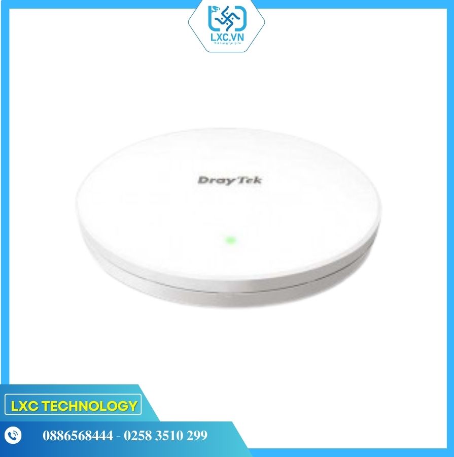 VigorAP960C -  Access Point Ốp trần Dual-Band Wi-Fi 6 AC1800 - thiết bị phát WiFi Cao Cấp và chuyên dụng cho Doanh nghiệp, Khách Sạn, Resort... | Chính hãng