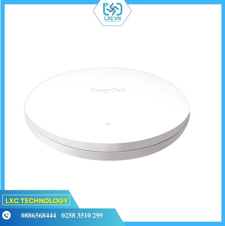 VigorAP962C- Access Point Ốp trần Dual-Band Wi-Fi 6 AX3000  - thiết bị phát WiFi Cao Cấp và chuyên dụng cho Doanh nghiệp, Khách Sạn, Resort... | Chính hãng